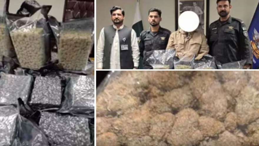 Customs seize 47kg of suspected drugs at Islamabad airport