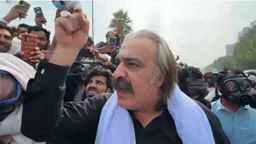 Gandapur, workers return from PTI march over security concerns