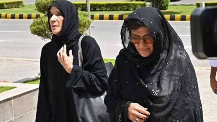 9 مئی کیسز: علیمہ خان اور عظمیٰ خانم کی عبوری ضمانت میں توسیع
