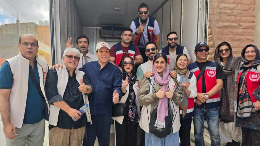 Pakistani actors join Jordan welfare trip to help displaced Palestinians