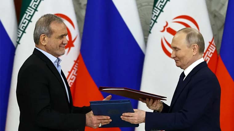 روسی صدر کی امریکا سے کشیدگی میں کمی کیلئے ایران کو معاونت کی پیشکش
