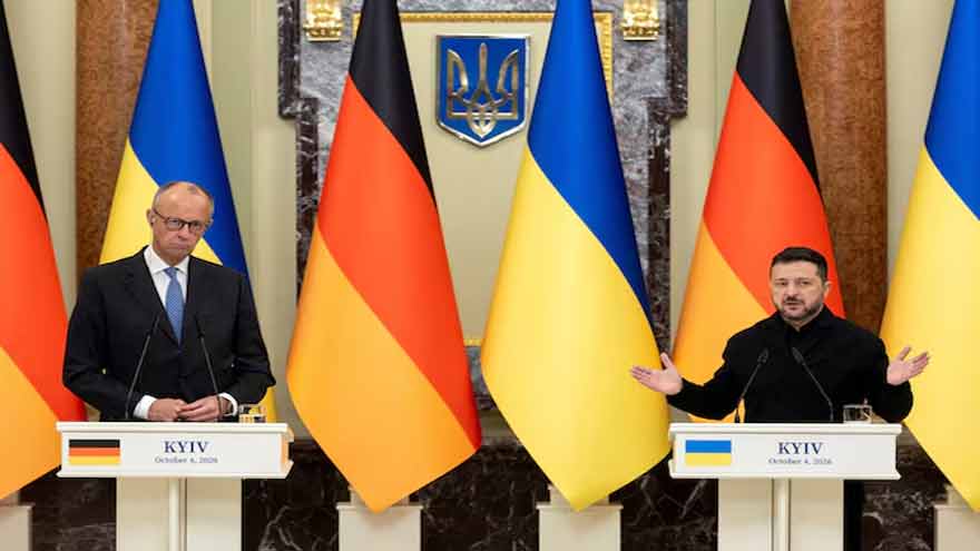 Germany backs Ukraine's Zelenskiy after Trump's call for his removal