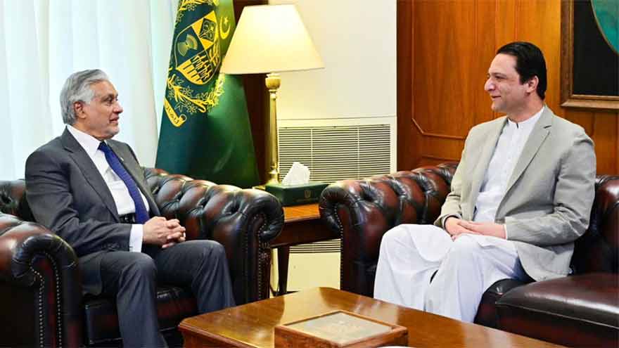 DPM Dar reaffirms commitment to AJK's prosperity