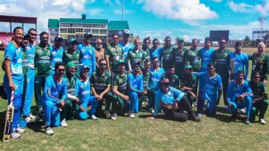 Pakistan beat India by eight wickets in over-40 cricket World Cup