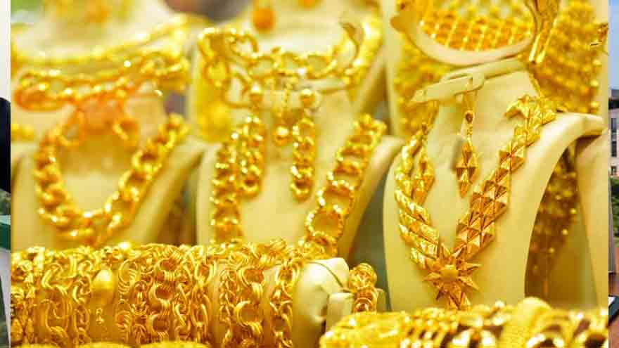 Gold prices fall by Rs900 per tola in Pakistan