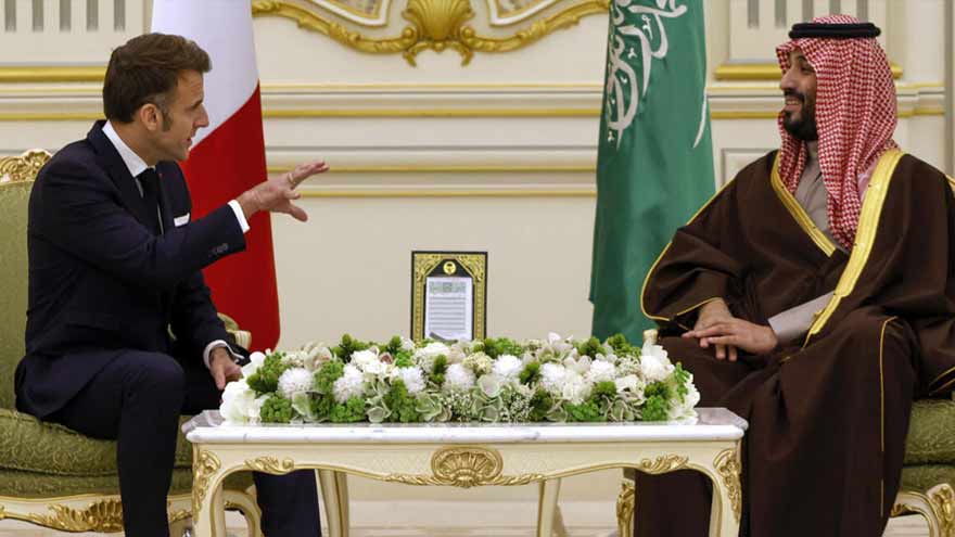 France's Macron lands in Riyadh on surprise 'solidarity' visit