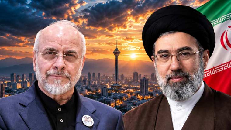 محمد باقر کی مجتبیٰ خامنہ ای سے ملاقات، جنگ کی تازہ صورتحال پر تبادلہ خیال