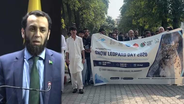 موسمیاتی تبدیلیاں  برفانی چیتے  کیلئے بھی خطرات بڑھا رہی ہیں: عطا تارڑ
