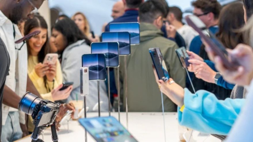 Apple's foldable iPhone hits stores with $2,000 price tag and scarce supply
