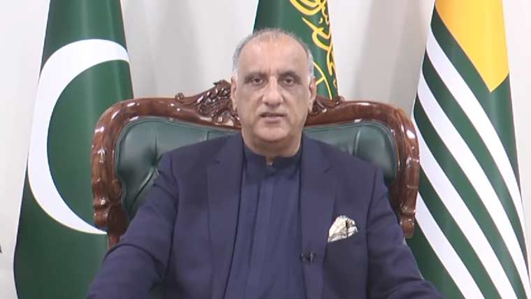 کشمیر پاکستان کی شہ رگ، دونوں لازم و ملزوم ہیں: صدر آزاد کشمیر