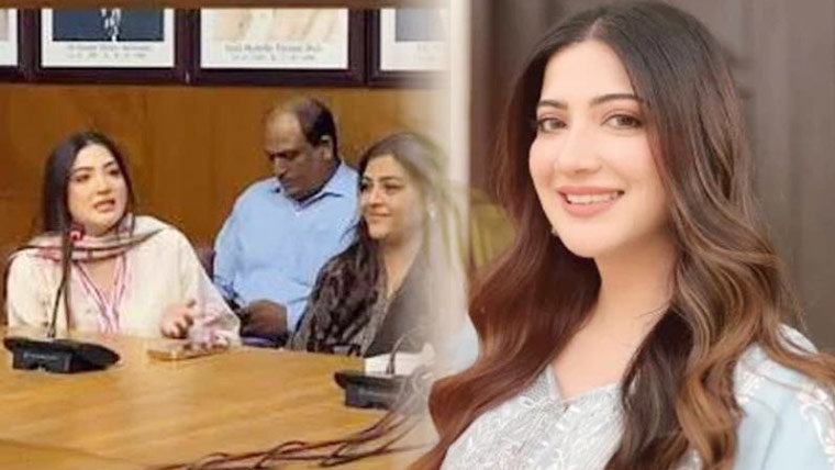 اداکارہ ایمن سلیم نے سیاسی کیریئر کا آغاز کر دیا، پیپلزپارٹی میں شمولیت