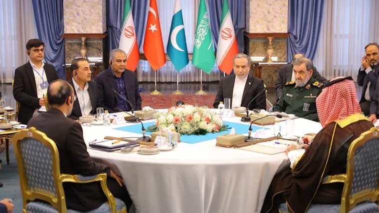 تہران اجلاس: پاکستان سمیت چار ممالک کا علاقائی امن کیلئے مذاکرات جاری رکھنے پر اتفاق