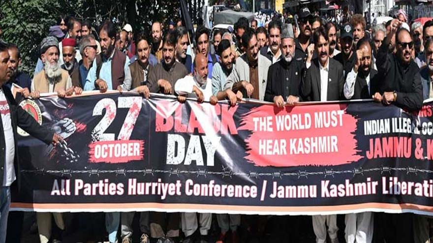 Kashmir Black Day observed in AJK against Indian occupation