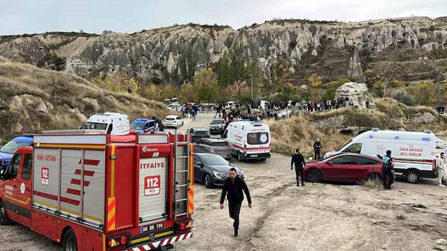Fairy chimney rockfall kills two at Turkiye's Cappadocia tourist attraction after heavy rain