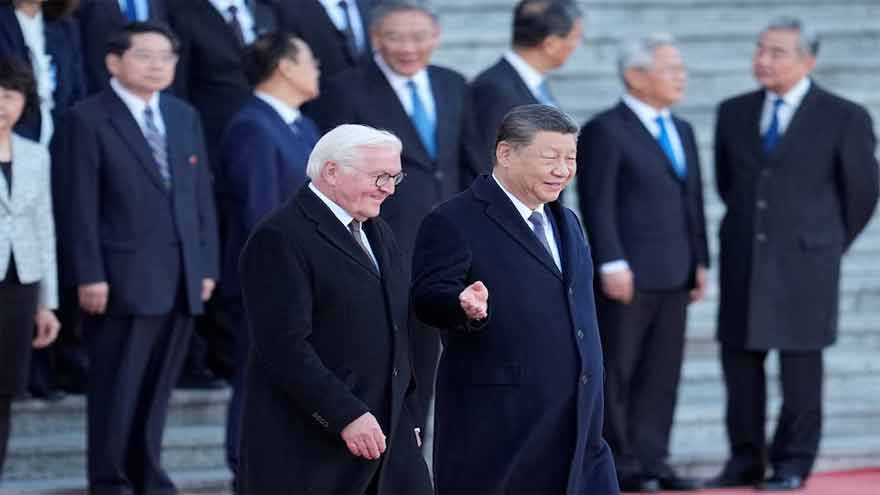 China's Xi calls on EU to work with China, says Beijing handles ties with sincerity, goodwill