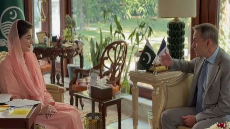 مریم نواز سے فرانسیسی سفیر کی ملاقات، پنجاب میں سرمایہ کاری بڑھانے پر اتفاق