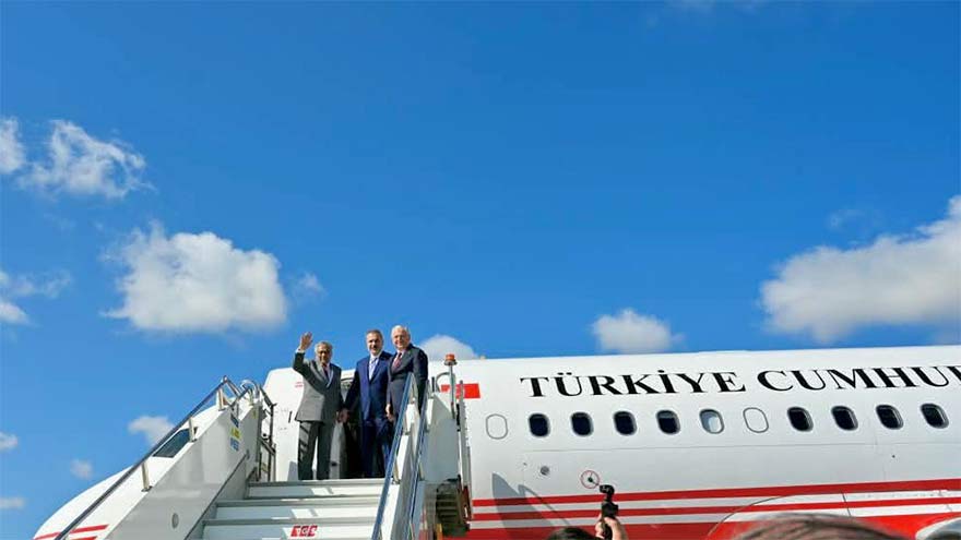 DPM departs for Bishkek alongside Turkish FM, National Defence Minister