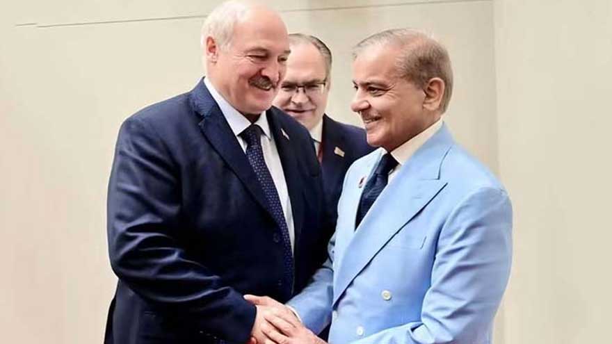 PM Shehbaz invites Belarus president to visit Pakistan