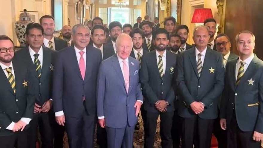 Pakistan cricket team meets King Charles at Clarence House