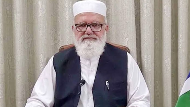 دھرنے اور احتجاجی جلسے ملک بھر میں جاری رہیں گے: لیاقت بلوچ