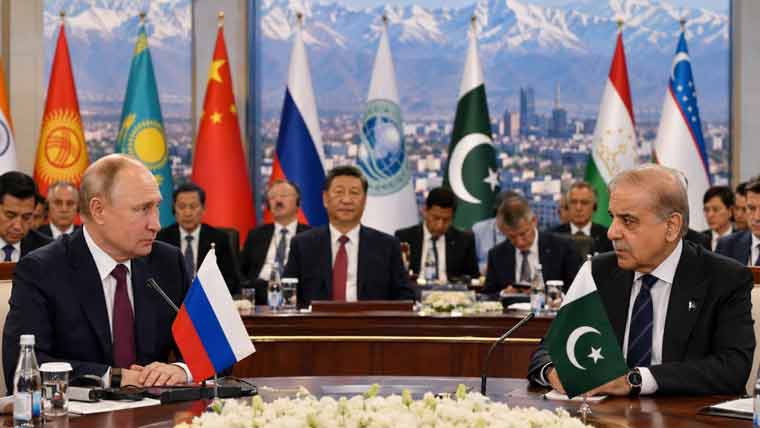شنگھائی تعاون تنظیم اجلاس میں پوتن کی متحرک سفارت کاری نمایاں