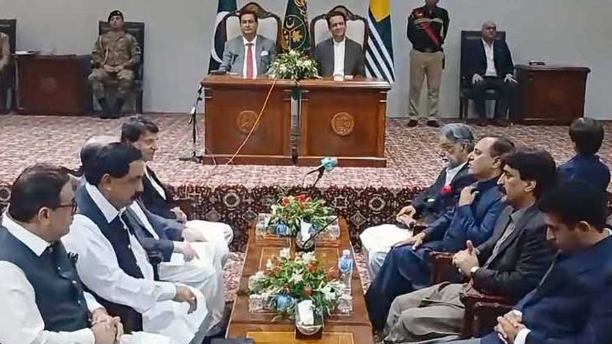 AJK cabinet members allocated portfolios