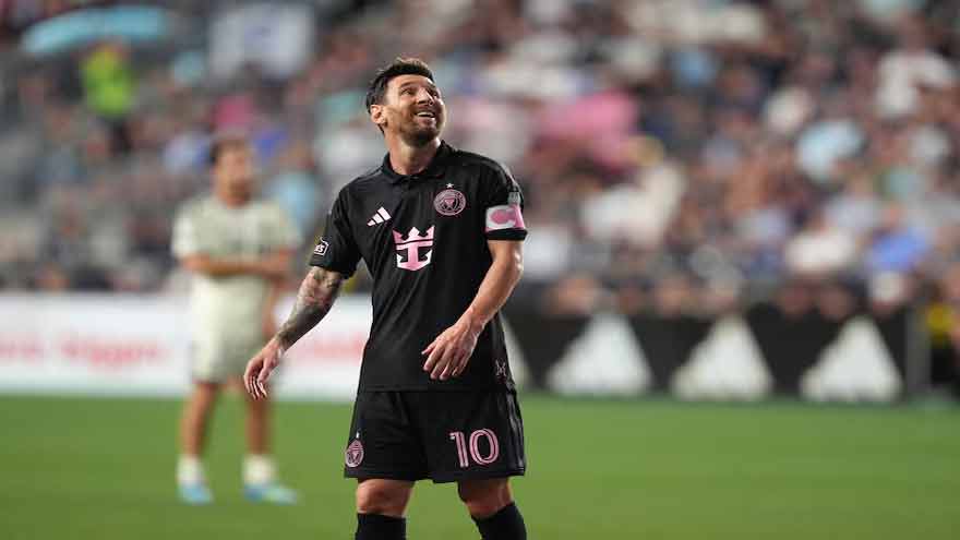 Messi sets up Miami goal in first game since Argentina retirement
