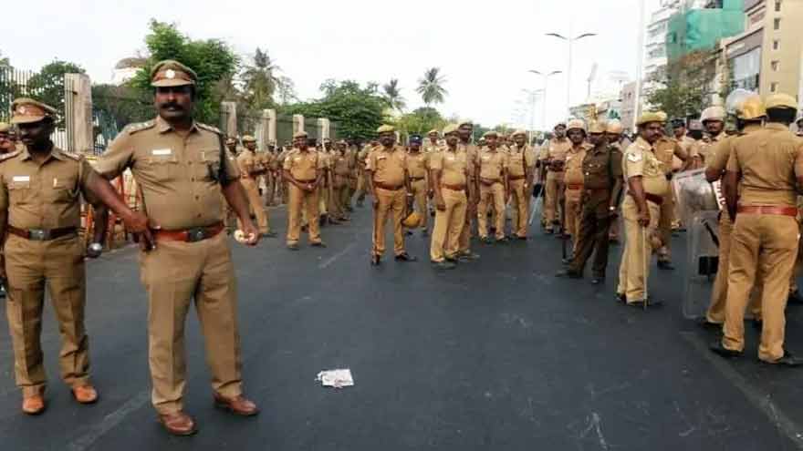 Police in India's Gujarat publicly beat man accused of killing partner