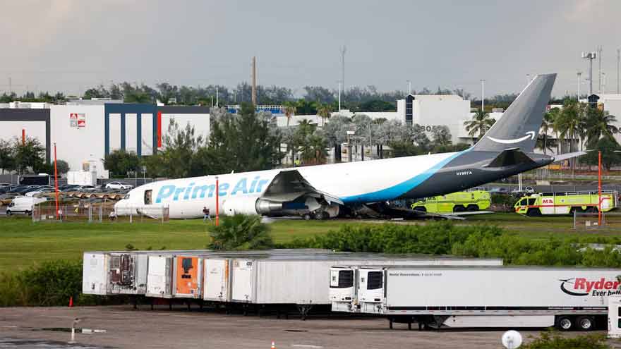 At least 5 killed in Amazon Prime Air cargo plane crash in Miami