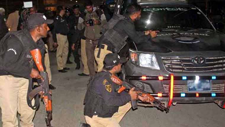 شہر قائد میں مبینہ مقابلہ ایک ڈاکو ہلاک، ساتھی فرار 
