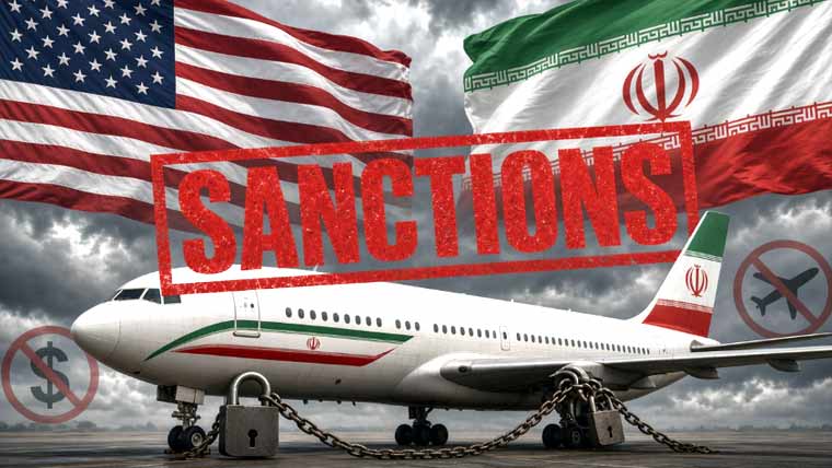 ایران نے 27 ایئرلائنز پر امریکی پابندیوں کو معاشی دہشت گردی قرار دے دیا