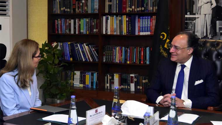 وزیر خزانہ سے ایگزیکٹو ڈائریکٹر اے سی سی اے گلوبل کی ملاقات، معاشی اصلاحات پر گفتگو