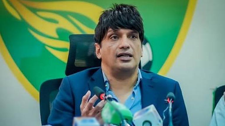 پاکستان ویمنز فٹبال ٹیم کی رینکنگ مردوں کی ٹیم سے بہتر ہے: محسن گیلانی