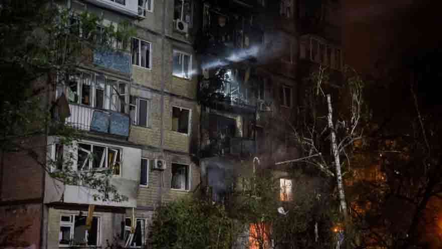 Russia hits petrol station, warehouse facilities in Kyiv, mayor says