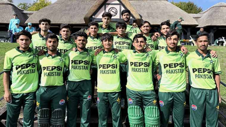 پاکستان انڈر 19 نے انگلینڈ کو 200 رنز سے شکست دے کر ون ڈے سیریز جیت لی