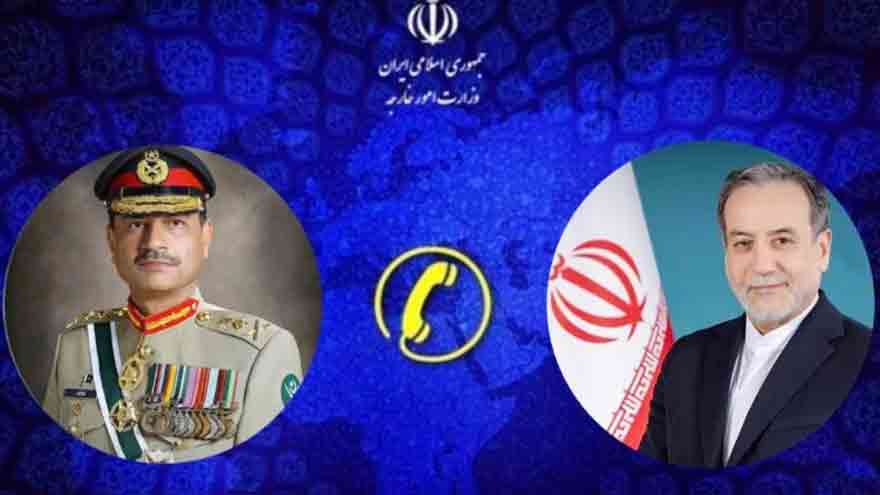 Field Marshal Asim Munir Iranian FM Araghchi discuss regional situation