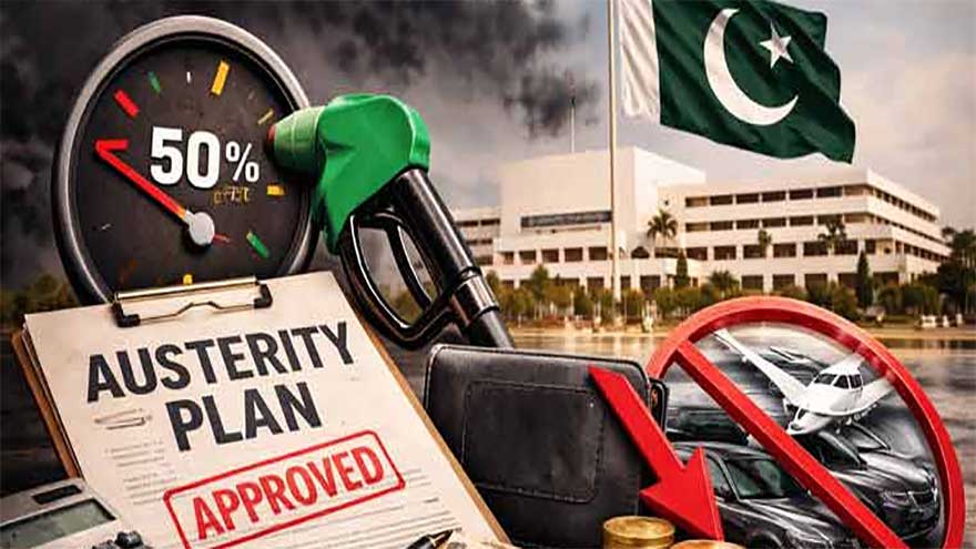 Pakistan launches new austerity drive, cuts official fuel use by 50pc
