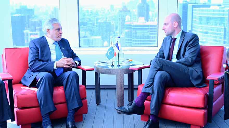 DPM Dar meets French foreign minister on UNGA sidelines