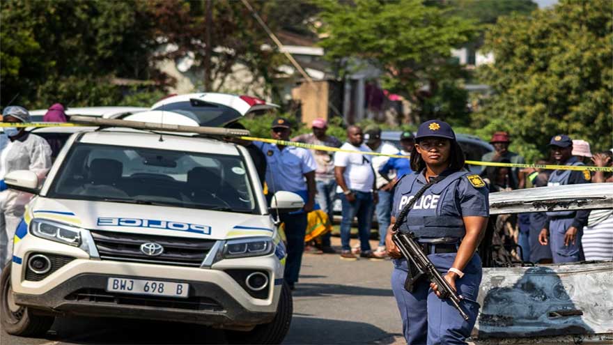 A mass shooting at a house party in South Africa kills 11, including a pregnant woman