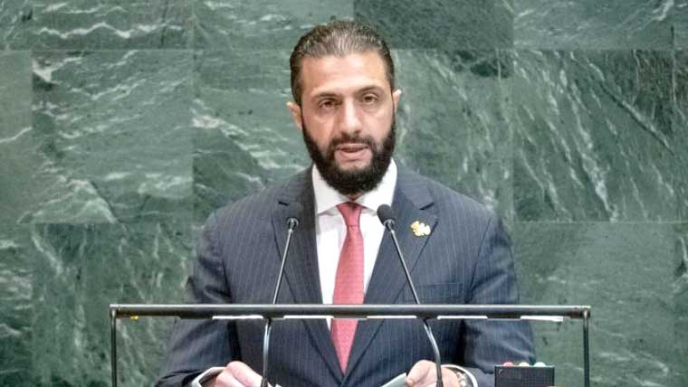 گولان کا خطہ شام کا حصہ رہے گا: شامی صدر احمد الشرع