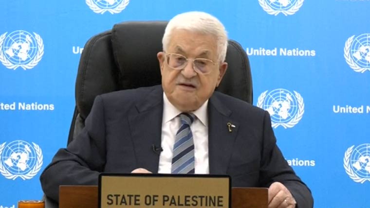 فلسطینی صدر کا جنرل اسمبلی سے ورچوئل خطاب، غزہ میں قتل عام روکنے کا مطالبہ