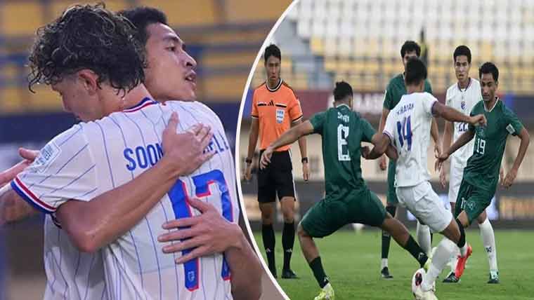 فیفا آسیان کپ: پاکستان کا مایوس کن آغاز، تھائی لینڈ نے 0-4 سے شکست دے دی