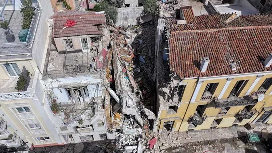 Four Americans among six killed in Athens building collapse after explosion
