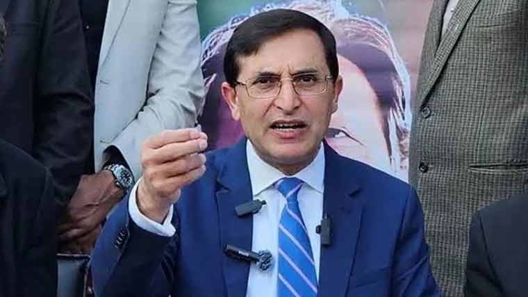 بانی پی ٹی آئی نے سہیل آفریدی کو ہٹانے کی ہدایت نہیں کی: بیرسٹر گوہر