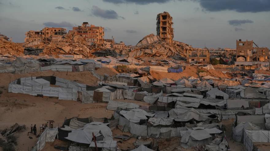 Palestinian death toll in Gaza war passes 74,000