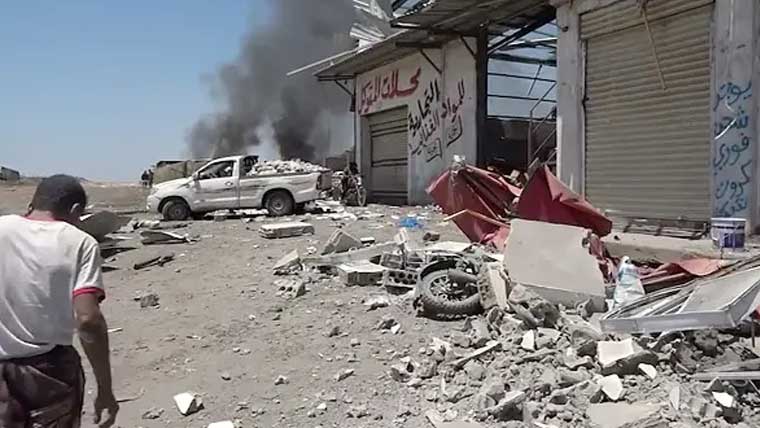 تعز میں سعودی فضائی حملے میں 30 جنگجواور 8 شہری ہلاک ہوئے: حوثی