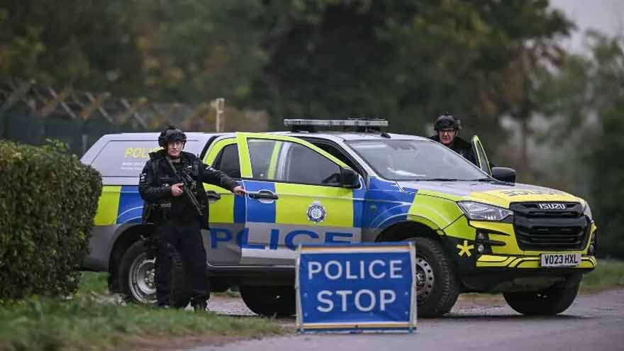 Five arrested over UK airbase incident being released on bail: police